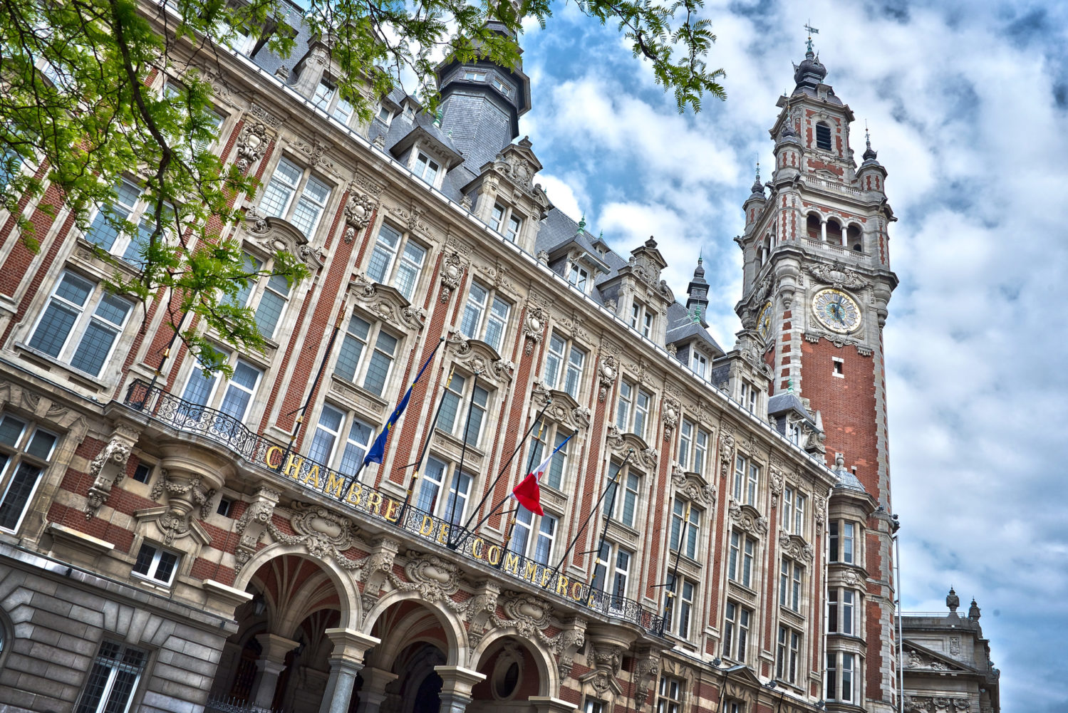 The belfry of the Chamber of Commerce of Lille